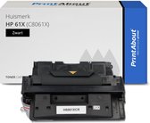 PrintAbout huismerk Toner 61X (C8061X) Zwart Hoge capaciteit geschikt voor HP