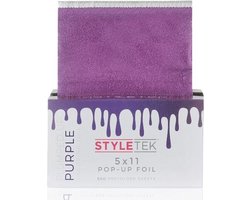 Styletek - Voorgevouwen 5x11 Paarse Pop Up Folie - 500st