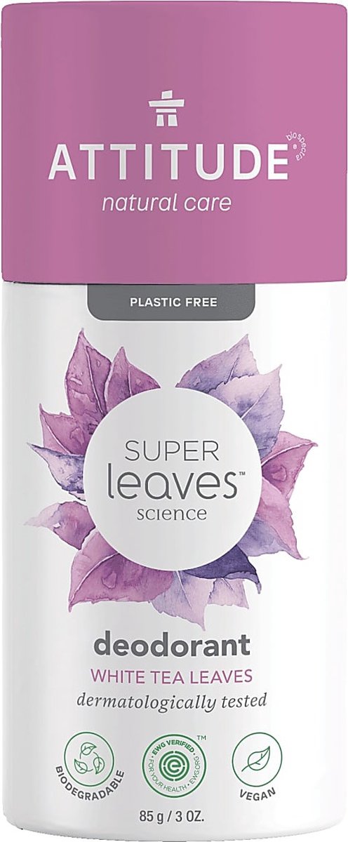 Goedkoopste Attitude - Super Leaves Natural Deodorant White Tea - 85gr