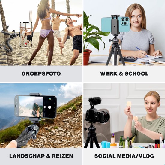Joby GorillaPod 1K Smart kit - Flexibel statief met balhoofd - Foto Tuerlings