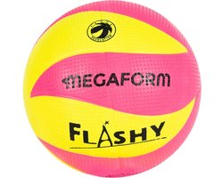 Megaform volleybal Flashy - zachte touch en waterdicht sportplezier.