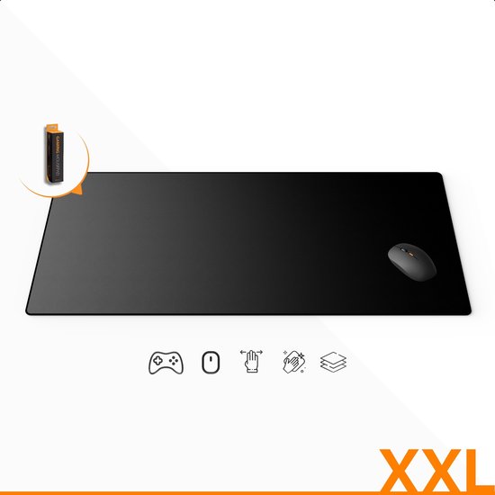 Muismat XXL - Bureau Onderlegger - Gaming Mousepad - 90x40 CM - Darkness