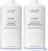 Keune Care Silver Savior Shampoo 1000 ml & Conditioner 1000 ml