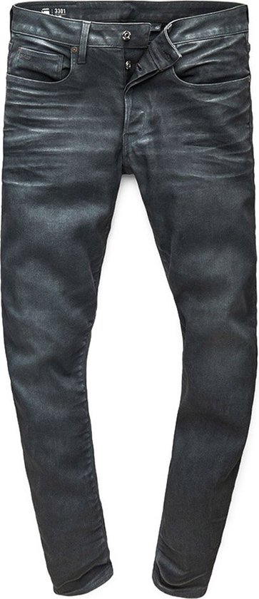 G-STAR 3301 Slim Jeans - Heren - Dark Aged Cobler - W38 X L32