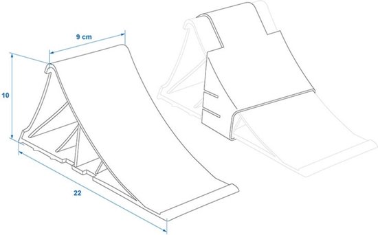 ProPlus Wielkeg met houder - kunststof - 220 x 100 x 90 mm - wit van ProPlus — afbeelding 5