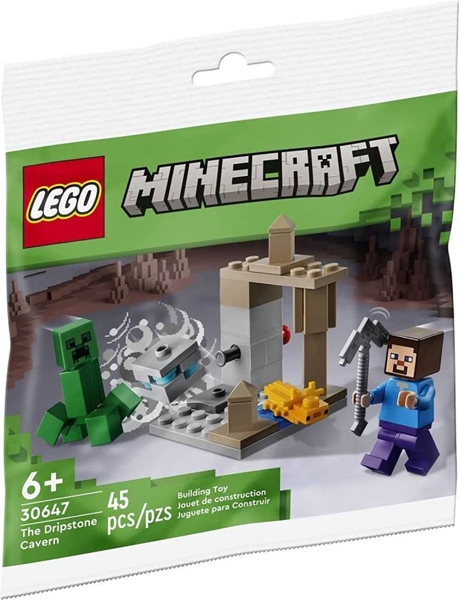 LEGO Minecraft 21164 Le Récif Corallien, Jouet avec Figurines d