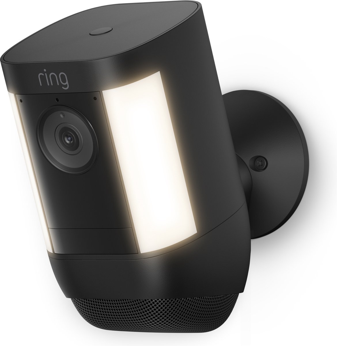 Ring Spotlight Cam Pro - Batterij - Beveiligingscamera - 2K video - Zwart