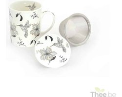 Kolibrie theetas met filter en deksel 250ml