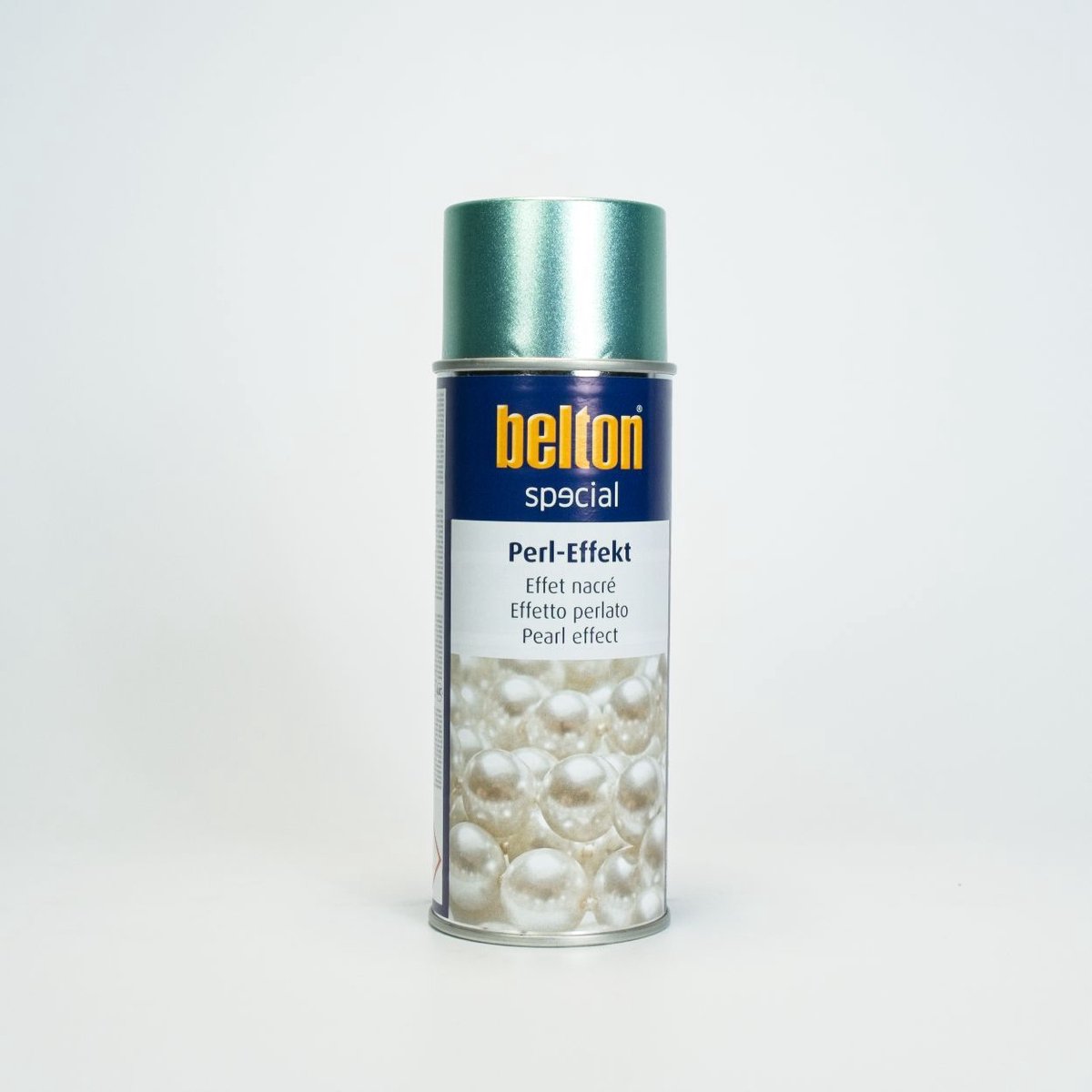 Spuitbus pearl effect parelmoer groen Belton 400ml