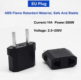 Stekker Amerikaans naar Nederland - Plug Dutch to American - Converter - Adapter - Reisstekker - Travel plug - USA naar EU - USA to EU