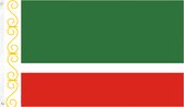 VlagDirect - Tsjetsjeense vlag - Tsjetsjenië vlag - 90 x 150 cm.