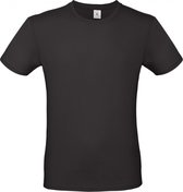 Basic T-shirt - 150 g - Ronde hals - Black - Maat M