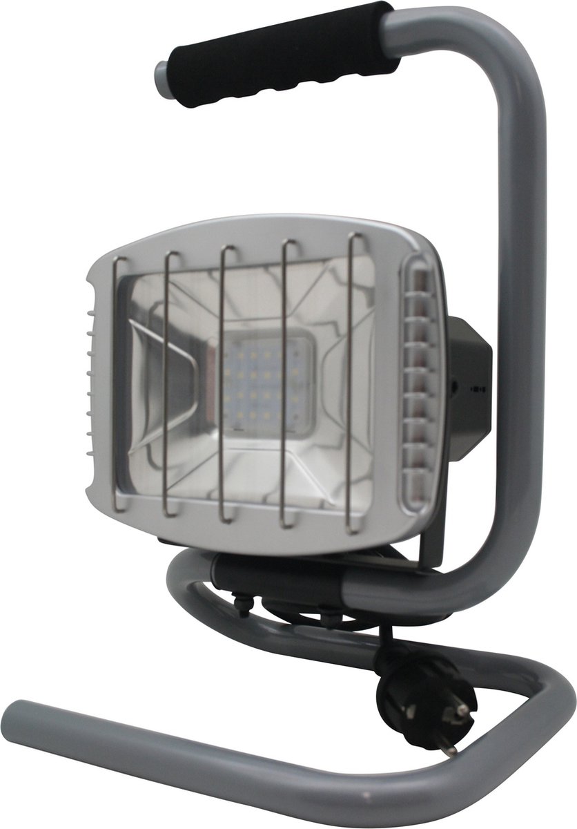 Hofftech LED bouwlamp met Bluetooth speaker - 20W - IP65 - zilverkleurig