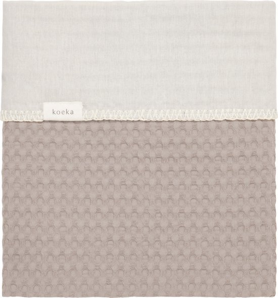Koeka Faro baby wiegdeken met teddy 75x100 cm lichtgroen | wehkamp