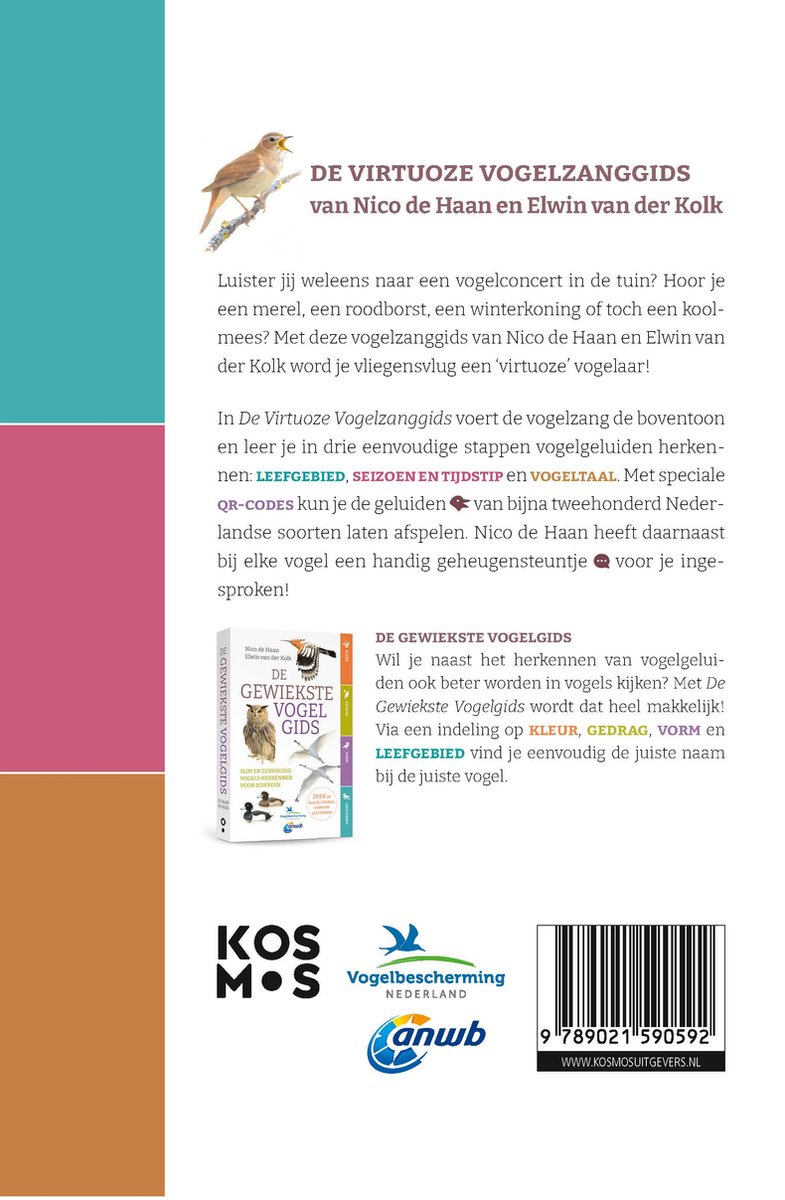 De virtuoze vogelzanggids - back cover