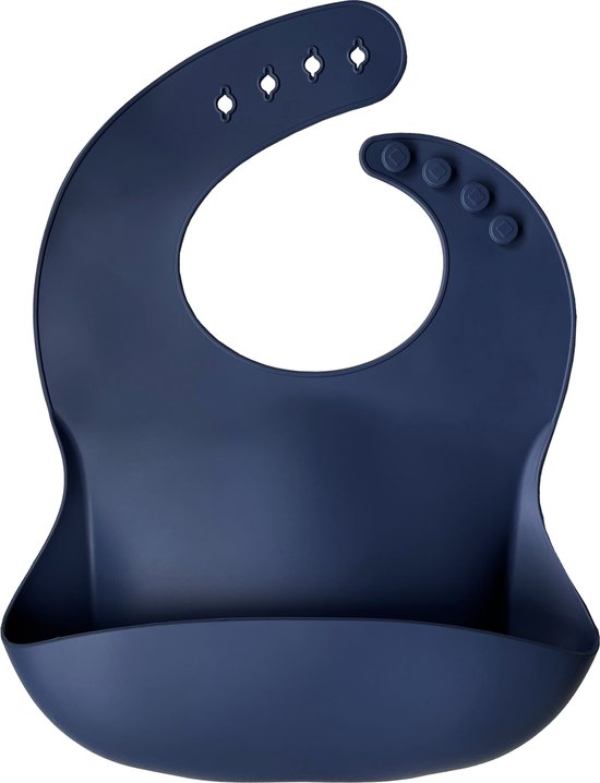 Bavoir Bébé En Silicone DORON & CHARLIE - Sans BPA, Réglable, étanche - Poche Ramasse-miettes - Pour Repas Dès 3 Mois