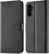 LC.IMEEKE Hoesje Portemonnee Book Case Zwart Geschikt voor Samsung Galaxy A34