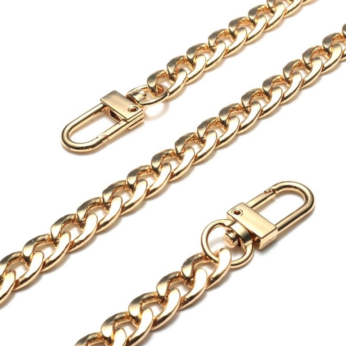 WiseGoods Luxe Handtas & Schoudertas Ketting - Tassenriem - Tasriem Kettingen - Schouderriem Tassen - Tas Riemen - Riem Goud 120cm
