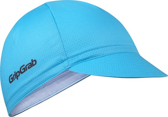 GripGrab - Lightweight Zomer Fietspet Mesh Cycling Cap Retro Fietsmuts UV-Bescherming Helmmuts - Blauw - Unisex - Maat S/M (54-59 cm)