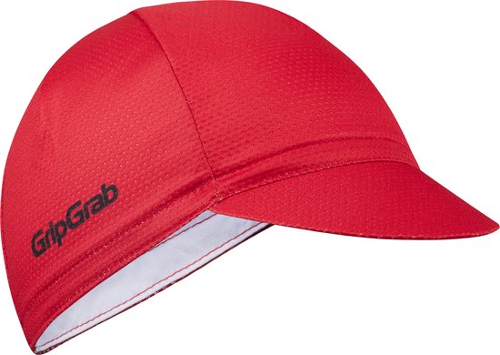 Foto: Gripgrab lightweight zomer fietspet mesh cycling cap retro fietsmuts uv bescherming helmmuts rood unisex maat s m 54 59 cm 