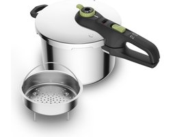 Tefal Secure 5 Trendy - Snelkookpan - 6L - Met Stoommand - Geschikt voor Inductie - Veiligheidsslot
