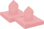 Santex feest servetten roze - 50x stuks - groot - 40 x 40 cm - papier