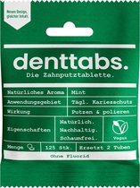 Denttabs - Denttabs Tandenpoets tabletten - 125 stuks