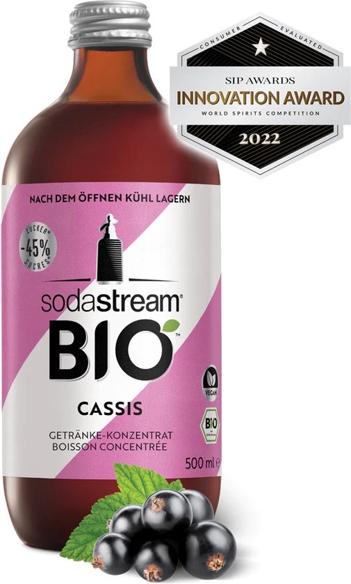 SodaStream Siroop Cassis - BIO Editie 500 ml | bol.com