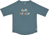Lässig Zwemshirt Rashguard Korte Mouw Splash & Fun Hello Beach blue, 03-06 mnd. Maat 62/68