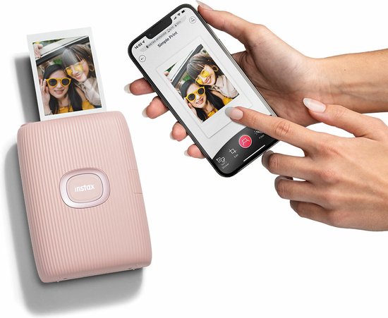 Fujifilm Instax Mini Link 2 - Imprimante photo mobile - Pink pâle | bol.com
