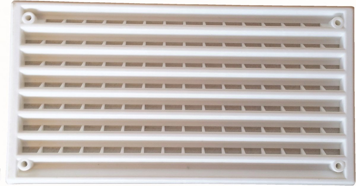 Ventilatierooster Wit 17x9cm