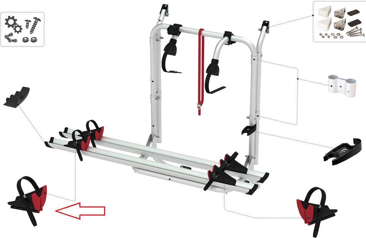 Fiamma Carry-Bike Garage Wielklem Links