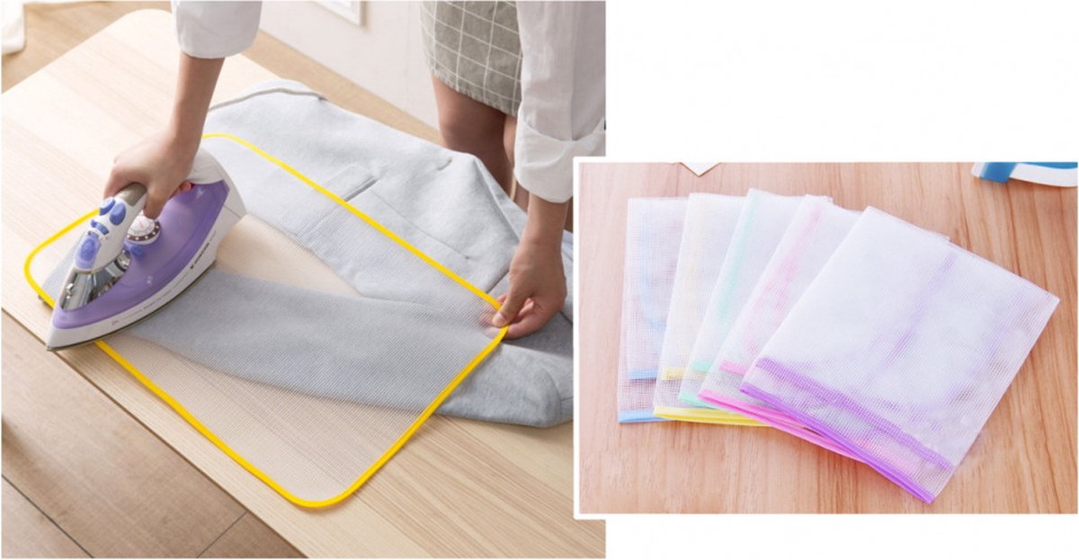 Strijkdoek - Beschermt Delicate Stoffen - 50 x 35 cm - Voordeel Set 4 Stuks
