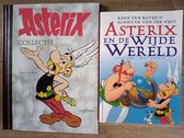 2 x Asterix , Asterix Collectie De Roos En Het Zwaard Hardcover en Asterix En De Wijde Wereld Paperback