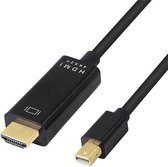 Câble Techvavo® Mini DisplayPort vers HDMI - Câble Thunderbolt vers HDMI - Câble HDMI - 4K 30Hz Ultra HD - 1,8 mètre