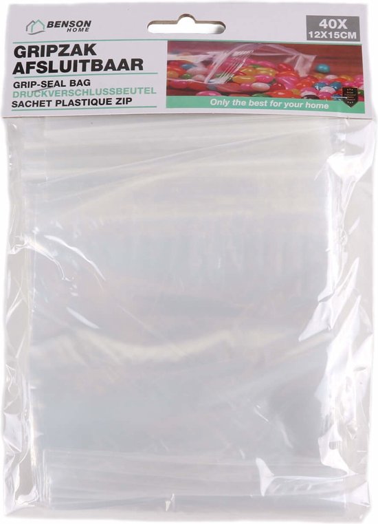 Bellson Bag Lockable 12 x 15cm (40 pièces)