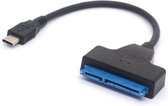 Techvavo® USB C naar SATA Adapter - USB 3.1 Type-C naar SATA 7+15 22 Pin Kabel
