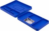 Benson Tool Tray / Tool Tray - Siliconen - Blauw - 2 Pièces
