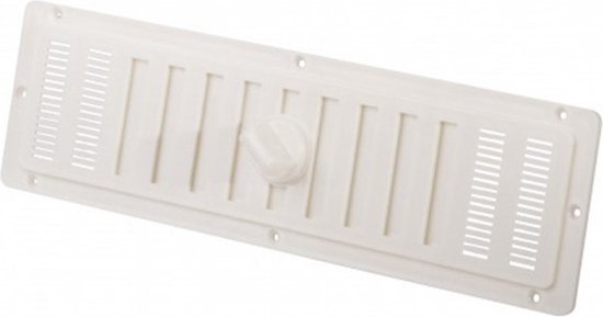 Ventilatierooster Wit 25x7cm