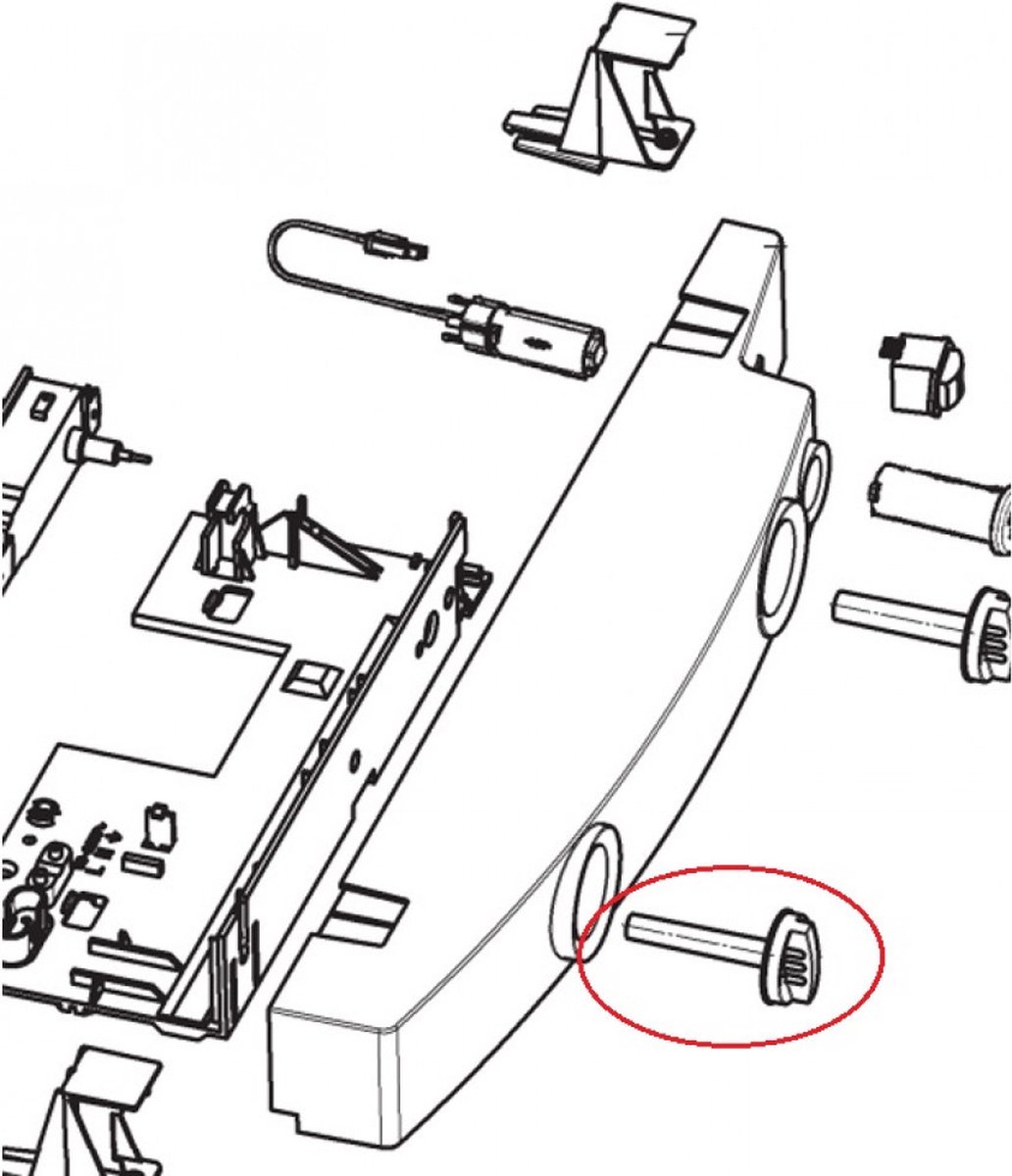Dometic RMS8550 Draaiknop Keuzeschakelaar