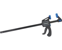 Silverline Snelspanklem - 450 mm - Lichtgewicht nylon - Enkelhandig gebruik - Om te bouwen tot spreider