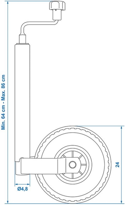 Proplus Neuswiel - Neuswiel - 48 mm - Luchtband - 260 X 85 mm — afbeelding 2