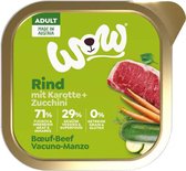 WOW! Adult hondenvoer - kuipje - rund - 11 x 150 g