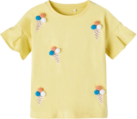 Name it t-shirt filles - jaune - NMFfenja - taille 80