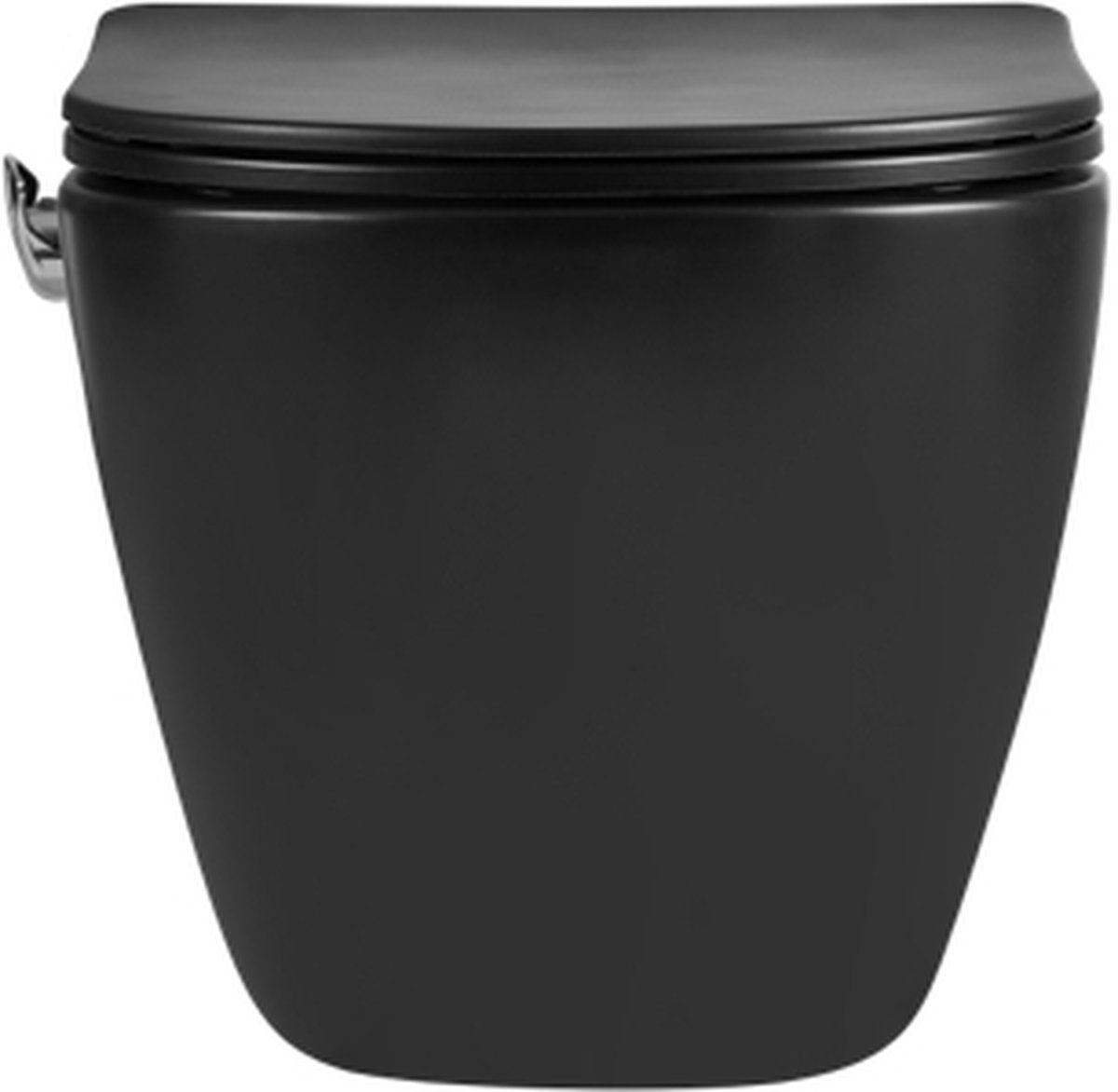 Delivo Bidet hangend Toilet Mat Zwart Warm/koud functie GRATIS