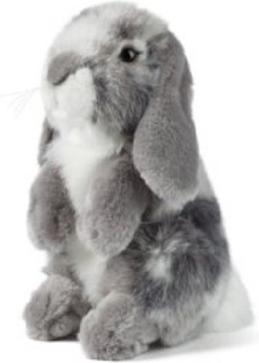 Gedragen Oprichter Uitgaan Pluche grijze konijn knuffel 19 cm - Knuffeldieren - Huisdieren knuffels -  Speelgoed... | bol.com