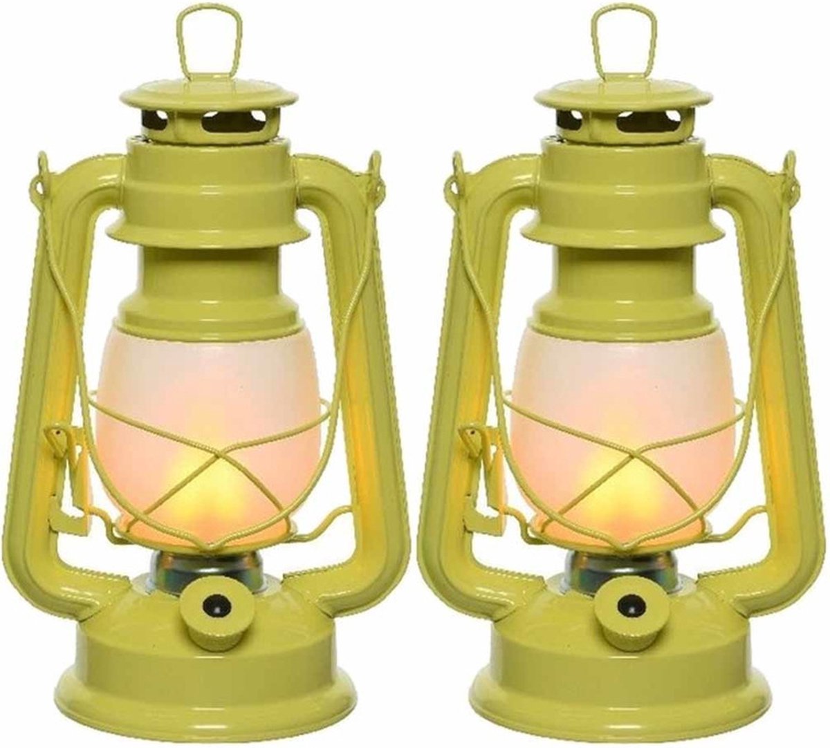 Lanterne De Camping 3-en-1 - Lampe De Poche LED Effet Flamme