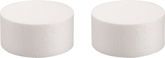 3 stuks piepschuim taarten ronde vorm piepschuim schijven 3 verdiepingen cake cake cake voor bruiloft verjaardagstaart DIY knutselen handwerk