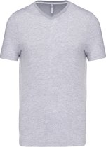Oxford Grijs T-shirt met V-hals merk Kariban maat 3XL