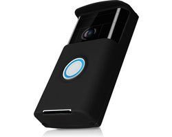 kwmobile hoes voor video deurbel – geschikt voor ring Video Doorbell (1. Gen) – Siliconen case ter bescherming – In zwart